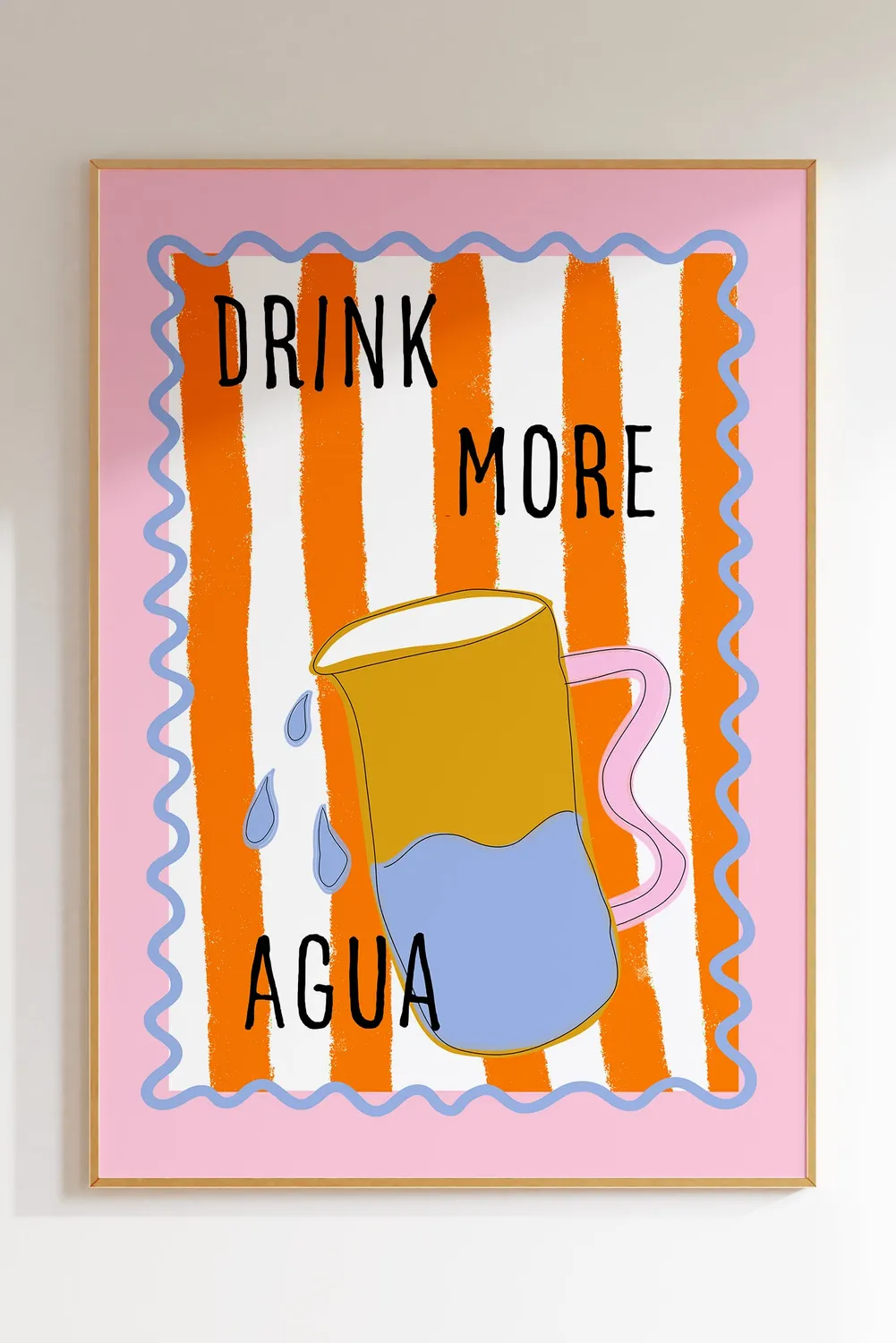 Maddison Ball Drink More Agua affiche