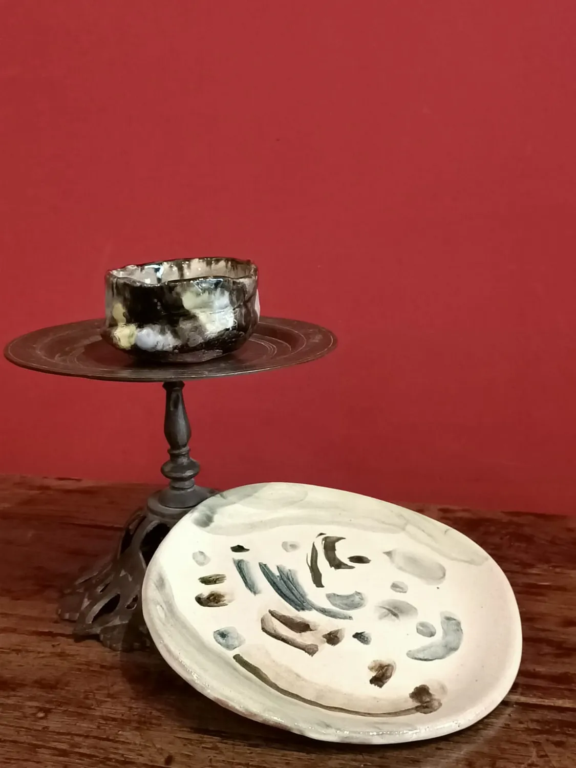 Galerie Kara Petite 4 assiette terre vernissée
