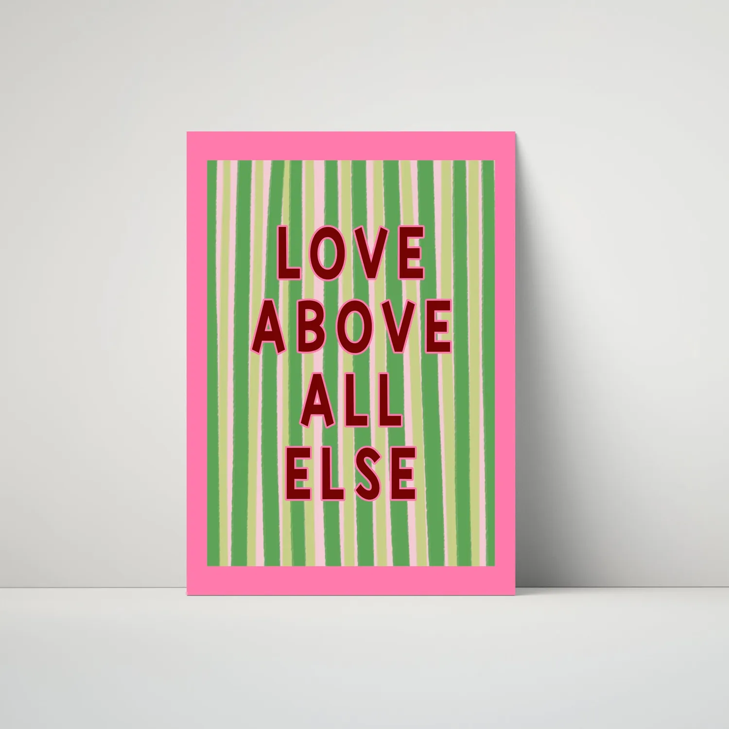 Maddison Ball Love Above All Else affiche texte