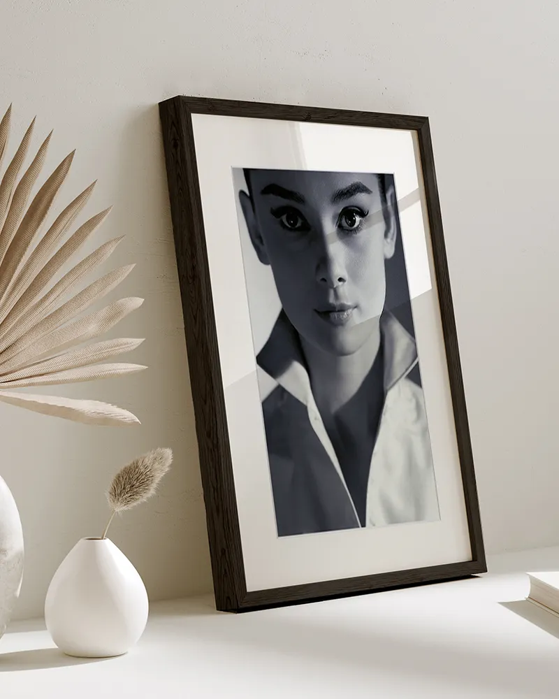Any Image Audrey Hepburn Portrait cadre icône cinéma