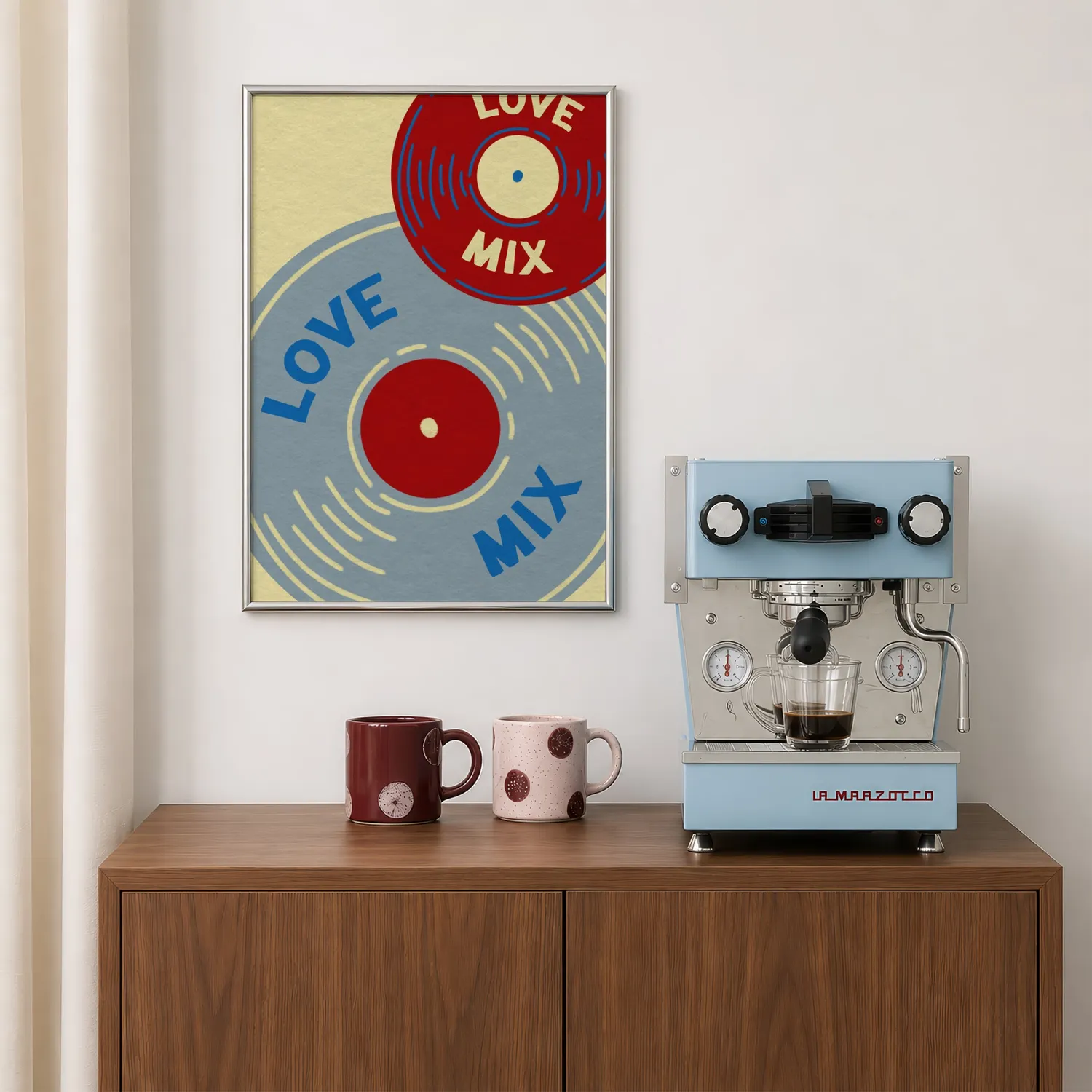 Maddison Ball Love Mix affiche typographie