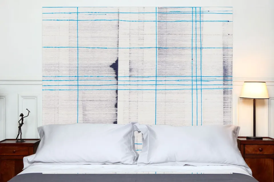 Mademoiselle Tiss Variations tête de lit tissu imprimé