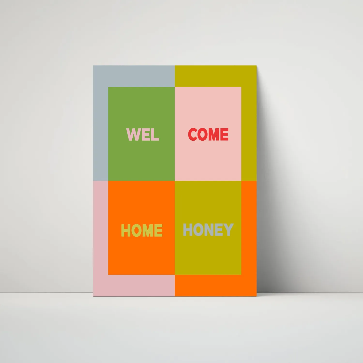 Maddison Ball Welcome Home Honey affiche typo