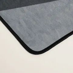 Society6 Full Moon tapis de bureau noir pleine lune