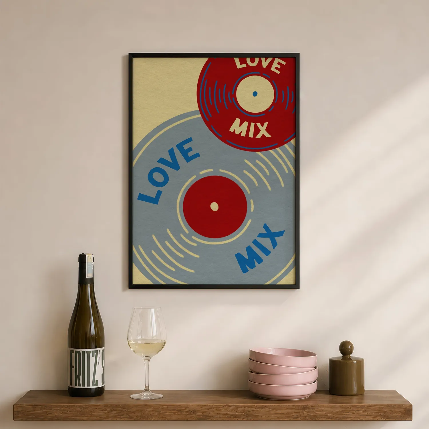 Maddison Ball Love Mix affiche typographie