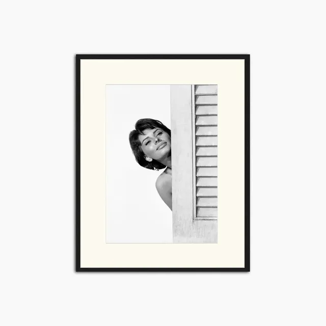 Any Image Sophia Loren in Houseboat photo encadrée noir et blanc