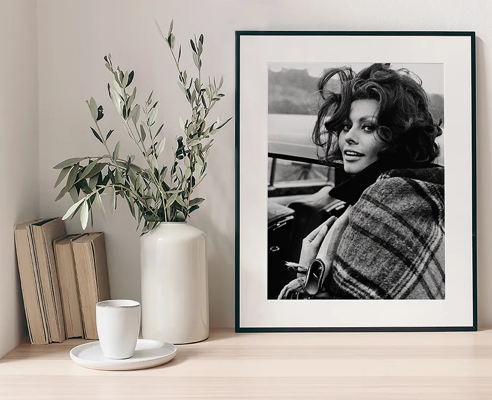 Any Image Liv Corday Sophia Loren cadre portrait star