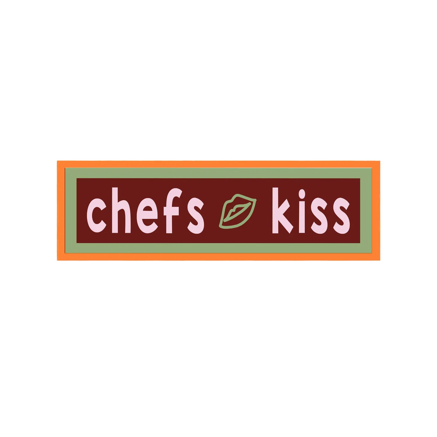 Maddison Ball Chefs Kiss tirage encadré 60x12