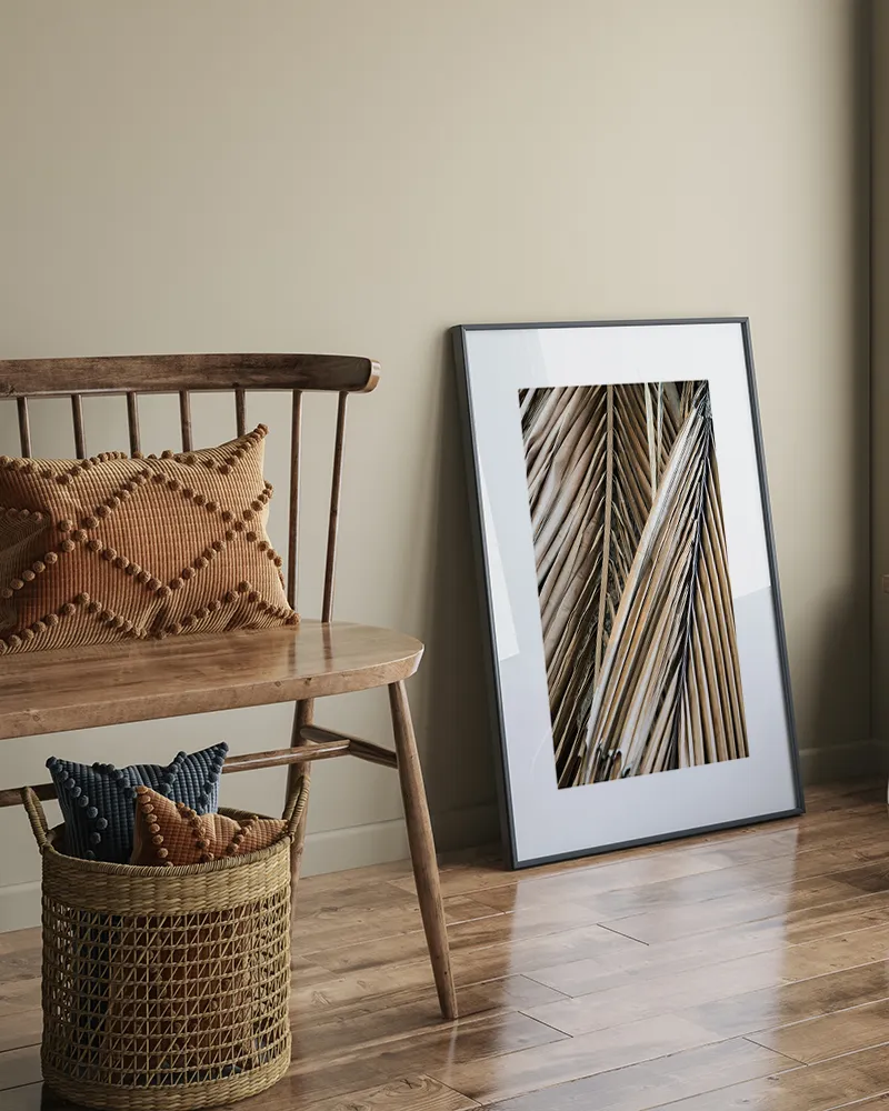 Any Image Dried Palm Fronds toile encadrée nature