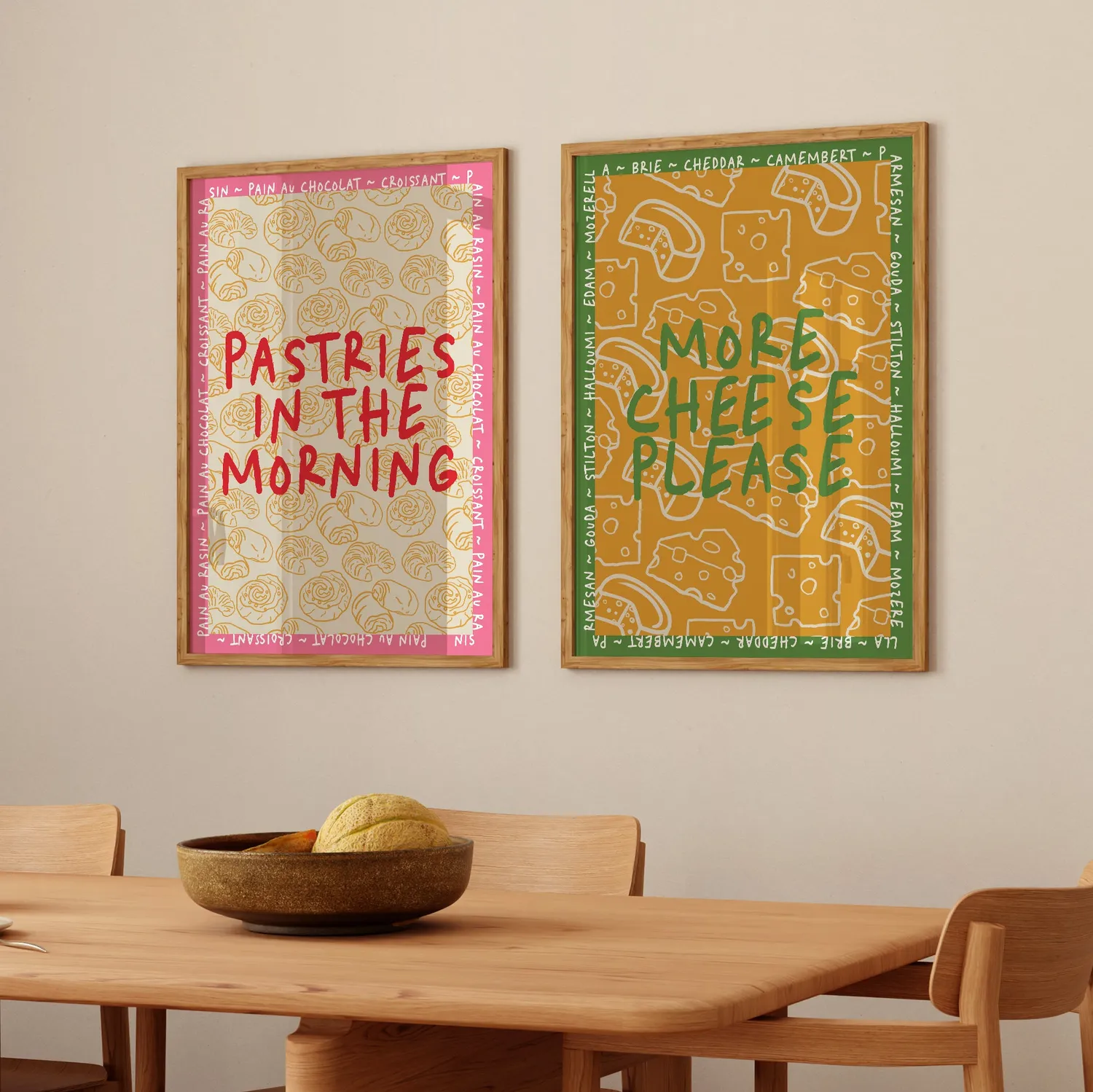 Maddison Ball Pastries In The Morning affiche pâtisseries