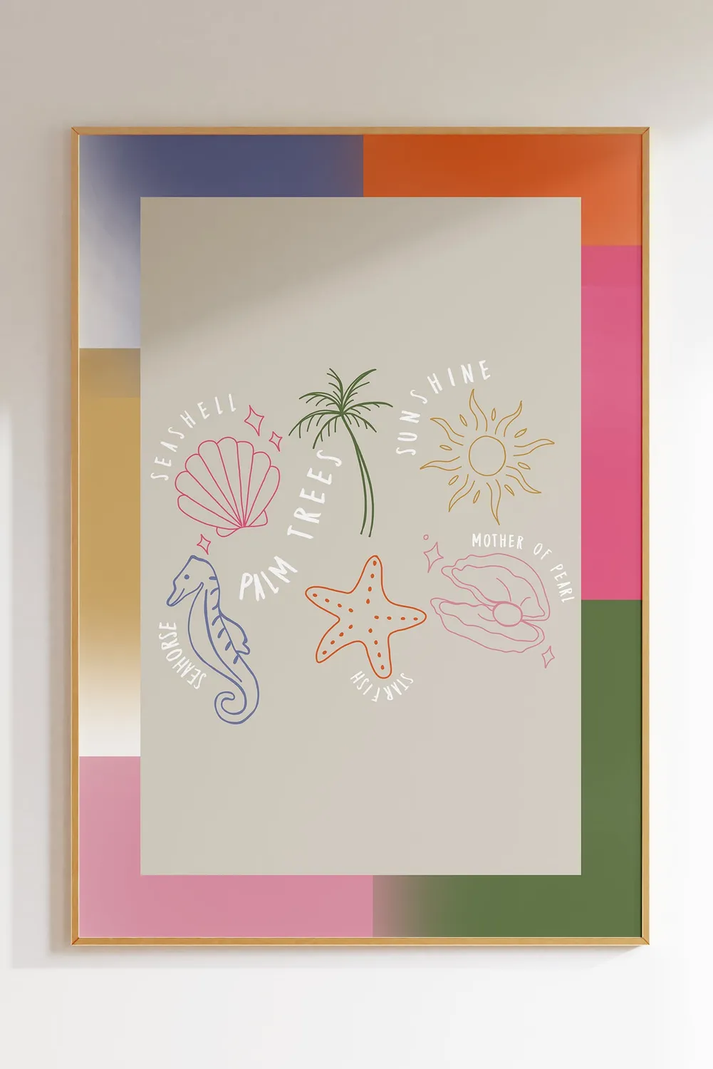 Maddison Ball Beaches Please affiche plage tropicale