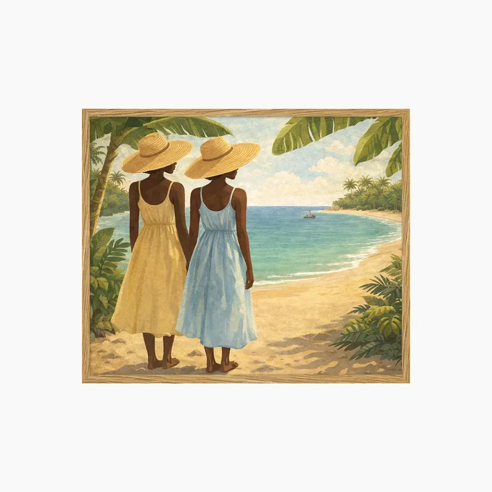 Any Image Tropical Sisters photo encadrée couleur