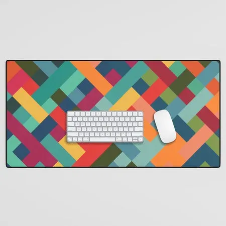 Society6 Weave Pattern tapis de bureau tissé couleur