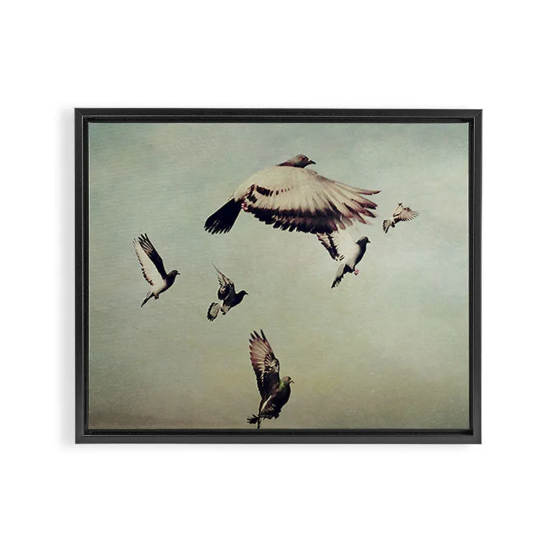 Society6 Birds in Flight tableau toile