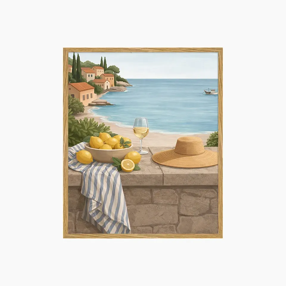 Any Image Liv Corday Lemon Coast affiche encadrée